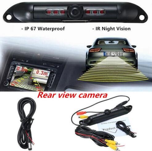 Car License Plate Rear View Reverse Backup HD Camera IR Night Vision Waterproof