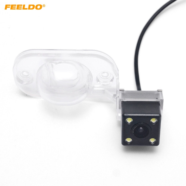 FEELDO Special Car Backup Rear View Camera With LED Light For JAC REFINE Reverse Parking Camera #4026