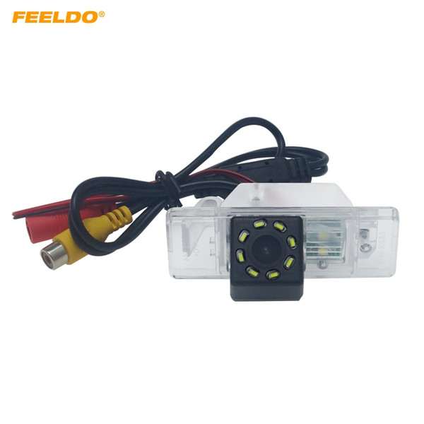 FEELDO Car Special Backup Rear View Camera With LED Light For Citroen C-Quatre C4 C5 Reversing Camera #6172