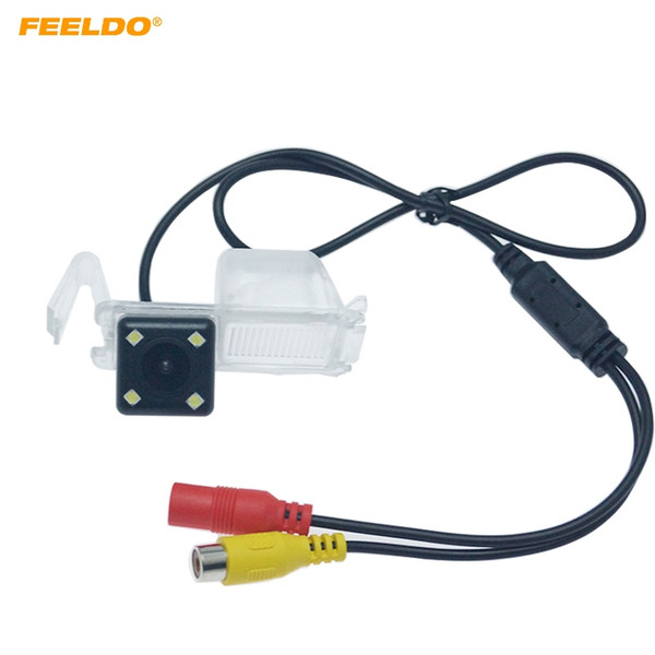 FEELDO Car Backup Rear View Camera With LED For Buick Boulevard Sail Excelle GT Chevrolet Cruze Baojun 630 #6098