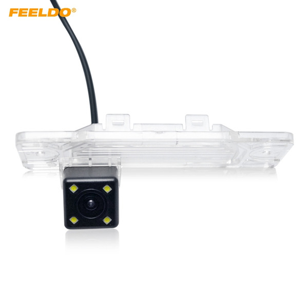 FEELDO Special Rear View Car Camera with LED for Renault Koleos 2012~Present Reverse Parking Camera #1022