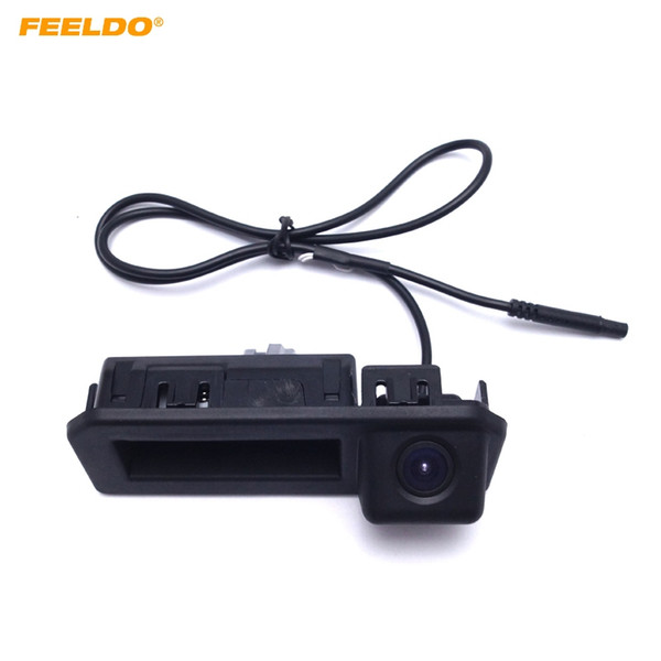 FEELDO Car Rear View Parking Trunk Handle Camera For Audi A5 2017 Specail Reverse Backup Camera #927