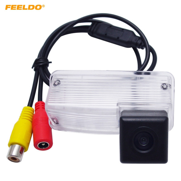 FEELDO Car HD Reversing Backup Camera For Toyota Crown 3 2010-2011 Parking Rear View Camera #5449