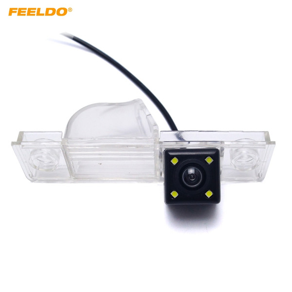 FEELDO Car Rear View Reverse Backup Camera With 4-LED for Roewe 350 2010-2013 Parking Camera #5112