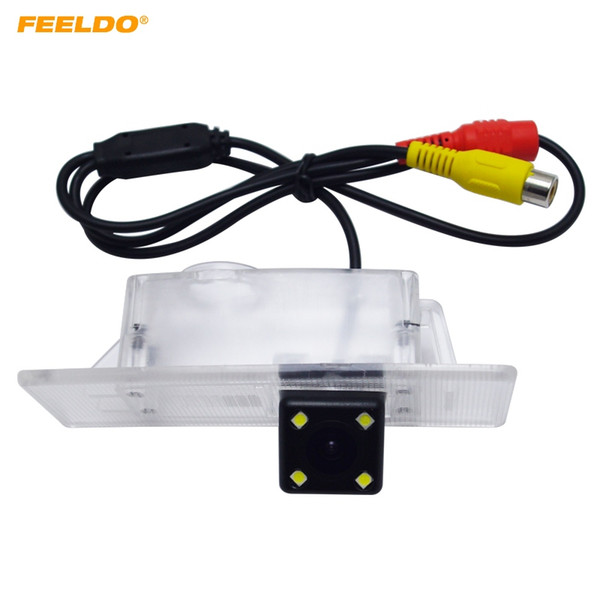 FEELDO Car CCD Rear View Camera With LED For KIA K5 K4 KX5 KIA OPTIMA Lotze Parking Backup Camera Kit #4811