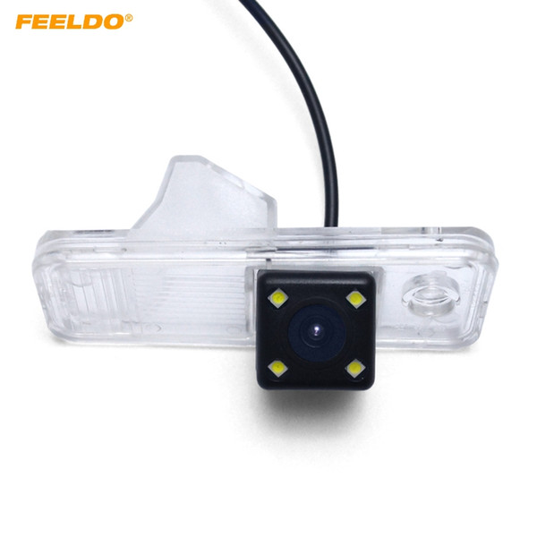 FEELDO Car Backup Rear View Camera With LED For Hyundai ix25 2014~Present Nigth Vision Reversing Park Camera #5274