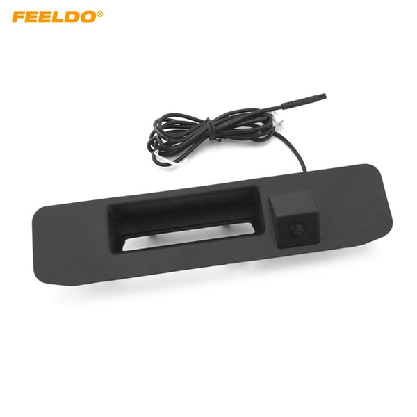 FEELDO Car Trunk Handle Backup Rearview Camera for Mercedes Benz ML13/14/15 A180/A200/A260 Camera #2084