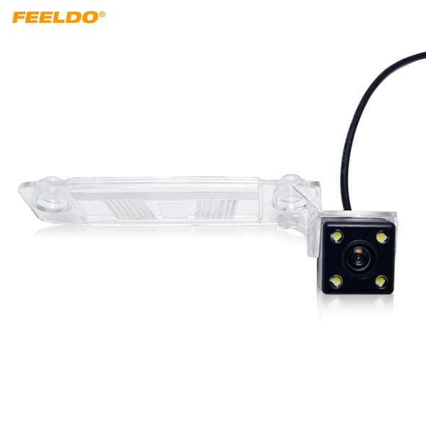 FEELDO Auto Backup Camera With LED Light Rear View Reverse Car Camera For KIA Sportage R 2010~Present #1974