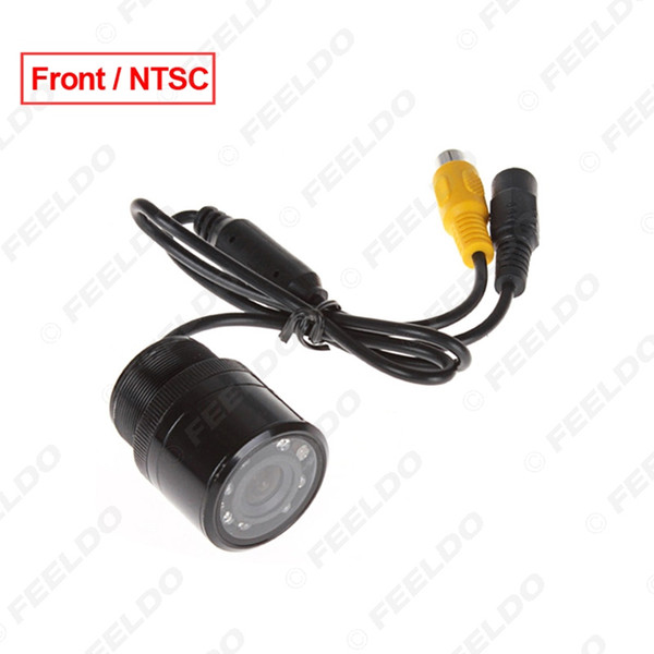 FEELDO Car Auto 28mm 170 Degree Front View Color Night Vision Car Camera With IR LED Light NTSC #1366