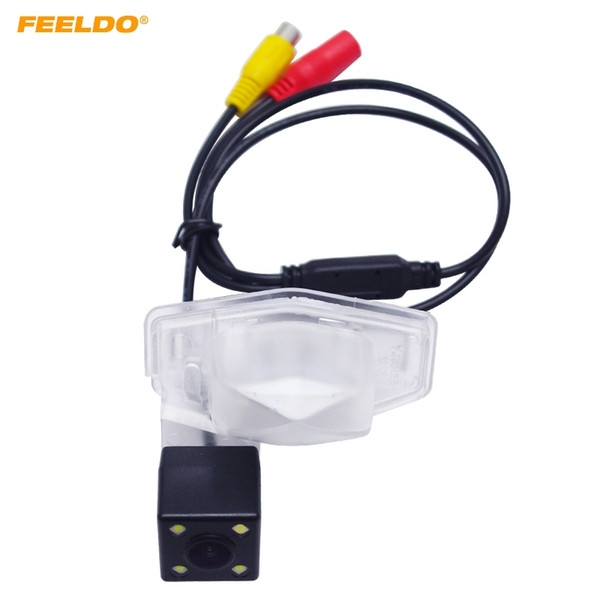 FEELDO Car Parking Backup Camera For Honda Vezel/Elysion /Odyssey/Jade with LED Board Rear View Camera #1446