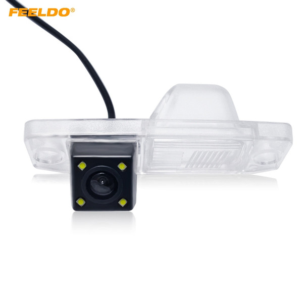 FEELDO Auto Backup Rear View Car Camera With LED For Hyundai Sonata/Elantra/Accent/Veracruz/Tucson/Carens #3920