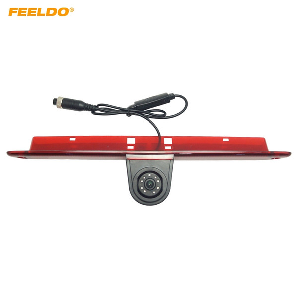 FEELDO Car LED Brake Light IR Rear View Reversing/Parking Camera For Mercedes Sprinter/VW Crafter 2007-2015 #5374