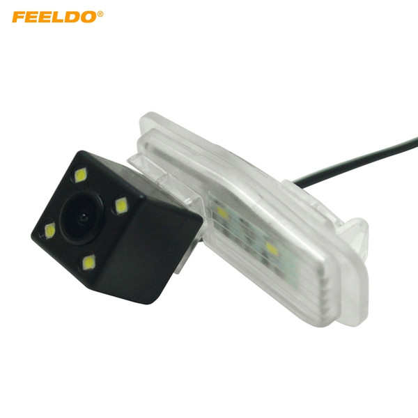 FEELDO Car CCD Backup Rear View Camera With LED For Honda Crider 2016 Reversing Parking Camera #2841