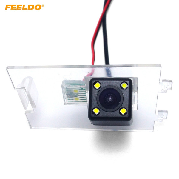 FEELDO Car Rear View Camera With LED For Jeep Compass/Patriot Wide Angle Reverse Backup Camera #4363