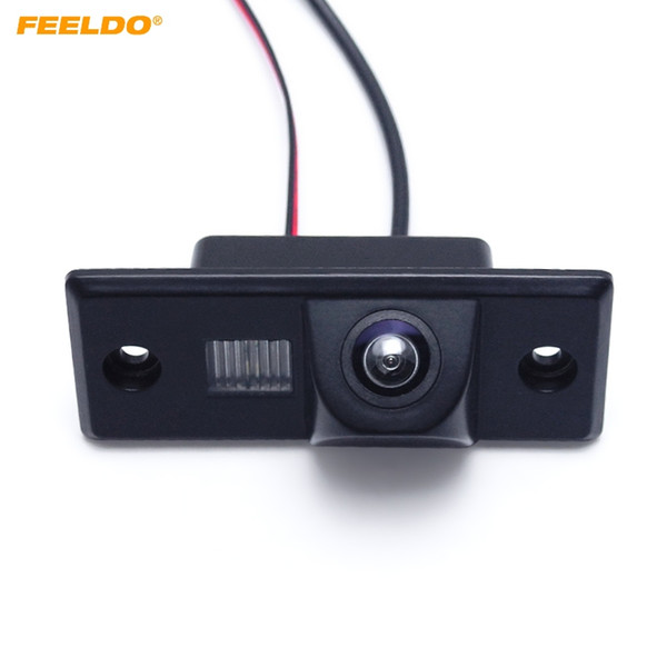 FEELDO Car Reverse Rear View Camera for Volkswagen Golf Jetta Passat Polo Touareg Skoda Fabia Parking Camera #1139