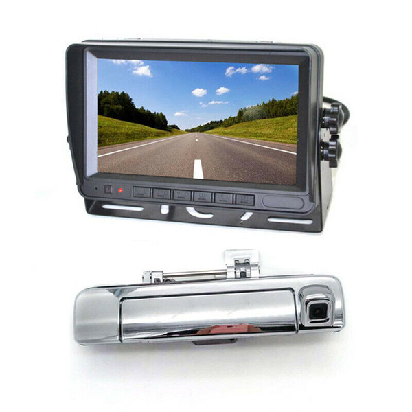 Rear View Parking Reverse Backup Car Camera + 7 Inch Self Standing Monitor for Isuzu Dmax