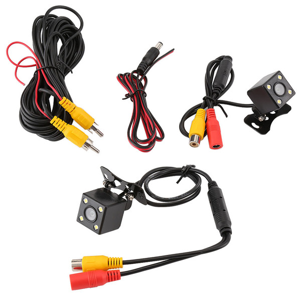 Car Rear View Cameras HD CCD 4 LED Night Vision 170 Wide Angle Reverse Rearview Car Backup Parking Camera