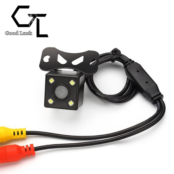 2016 4 LED Free Shipping Reverse Backup CCD HD Night Vision car Rear View Camera Waterproof CCD HD 170 Degree Parking Assistance