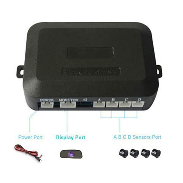 LQ-14 Intelligent Parking Assistance System Rearview Mirror Car Parking Sensor LCD Display Vehicle Radar