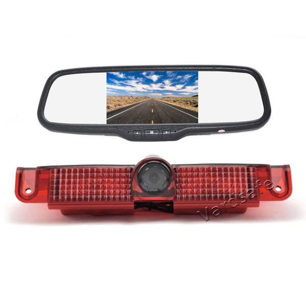 Vardsafe OE568 | Car Brake Light Rear View Reverse Backup Camera Monitor for Chevy Express