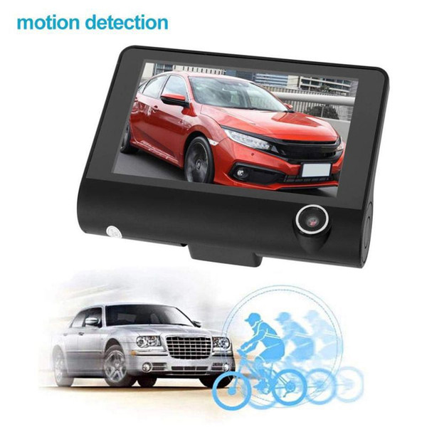 1PCS Car DVR 3 Camera Lens Dash Camera Dual Lens With Rearview Video Recorder Car Registrator Dvr Dash Cam