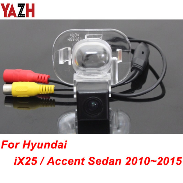 YAZH HD CCD Night Vision Car Rear View Camera For iX25 / Accent Sedan 2010~2015 Reverse Backup Rearview Parking Camera