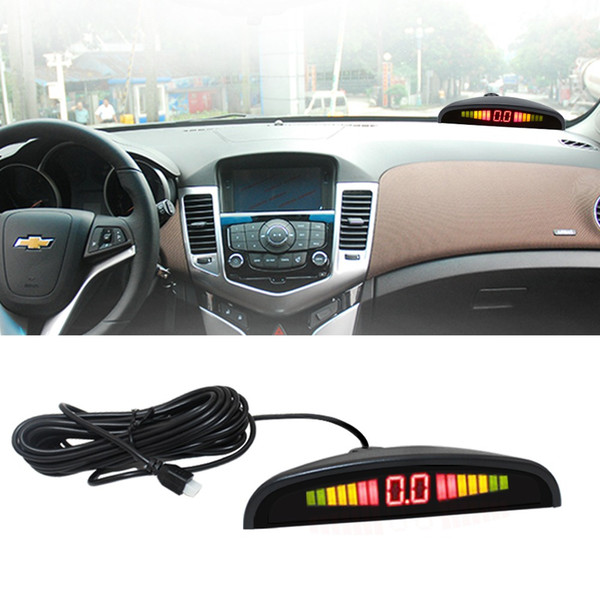 Car Reversing Radar Parking Sensors 8 Probe Reversing Radar Parking Monitor Detector System LED Display Sensor