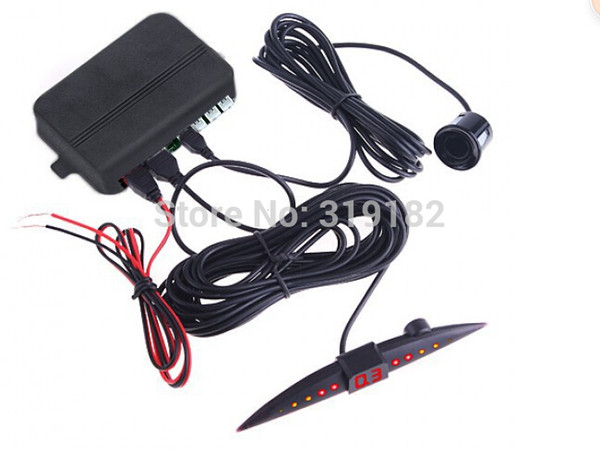 12v Digital LED Display Car Backup Parking Sensor System Back Up 4 Sensors Radar Monitor Vehicle Reversing ,distance indicate