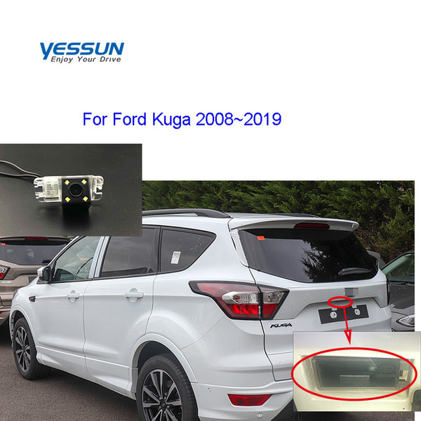 Yessun Rear View Camera For Kuga/Escape 2008~2022backup parking systemlicense plate Camera or Bracket car