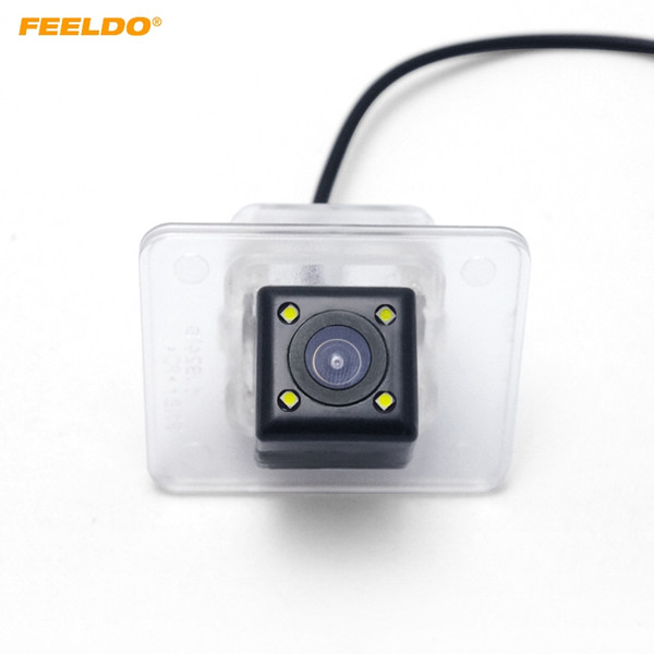 FEELDO Car Backup Rear View Car Camera with LED Light For KIA Optima/Lotze/K5 Reverse Parking Camera #5681