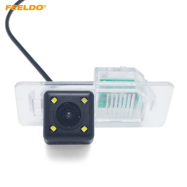 FEELDO Special Backup Car Rear View Camera With LED for BMW X6(E71/E72) 2008-present Parking Camera #6076