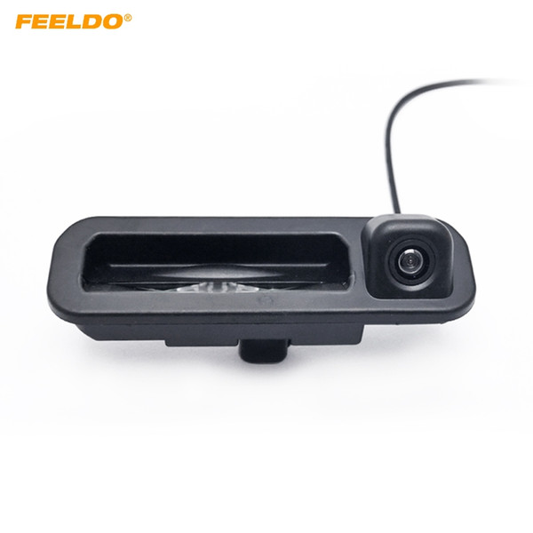 FEELDO Car Rear View Parking Trunk Handle Camera For Ford Focus 2012 2013 Focus 2 Focus 3 Backup Camera #4684