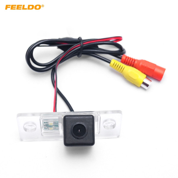 FEELDO Car Backup Rear View Camera For Volkswagen Touareg/Passat B5/Tiguan/PoloSedan/Santana/Golf 5/Skoda Fabia/Cayenne #1307