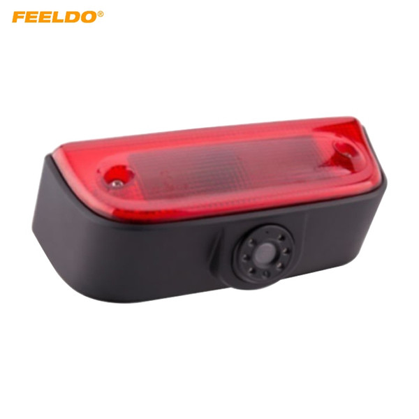 FEELDO Car Brake Light CCD Rear View Camera With 7pcs IR light For Nissan NV200 Backup Parking Reversing Camera #5809