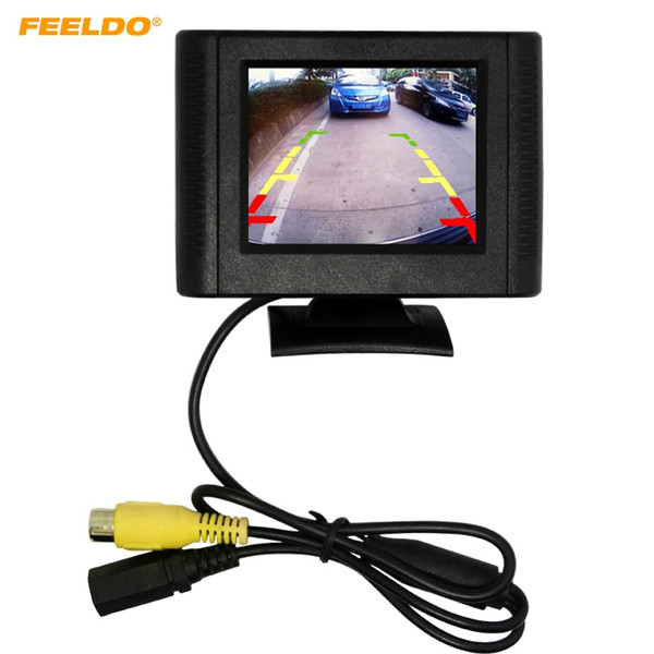 FEELDO Car Digital 2.5inch Detachable RCA Video View TFT LCD Monitor For DVD Rearview Parking Sensor Camera #1365