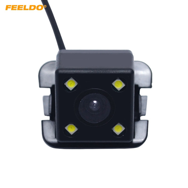 FEELDO Car Backup Rear View Camera With LED For Toyota Camry 2009-2012 Previa 2012 Reversing Camera #4200