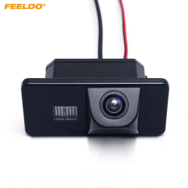 FEELDO Special Car Combined Backup Rear View Camera For BMW 5-series(E60/E61/E63/E64)/X5(E70)/X6(E71/E72)/1-series(E81/E87)/3-series #4390