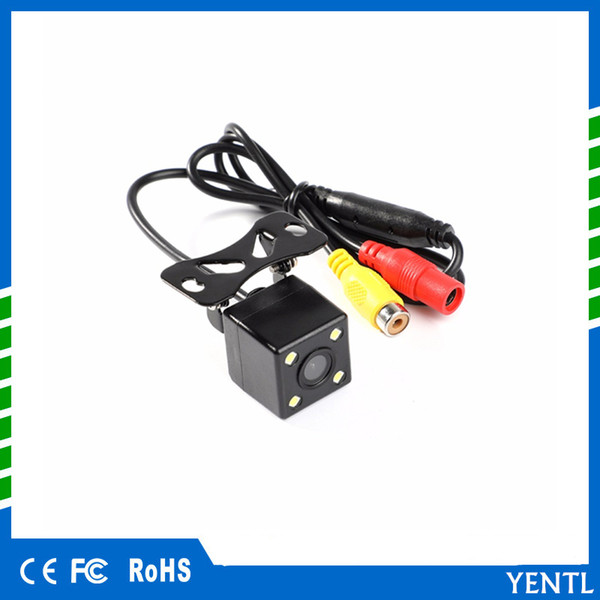 free shipping LED Waterproof HD Car Reverse 4 LED back Rear View Camera for Rearview Camera Car Park back up camera