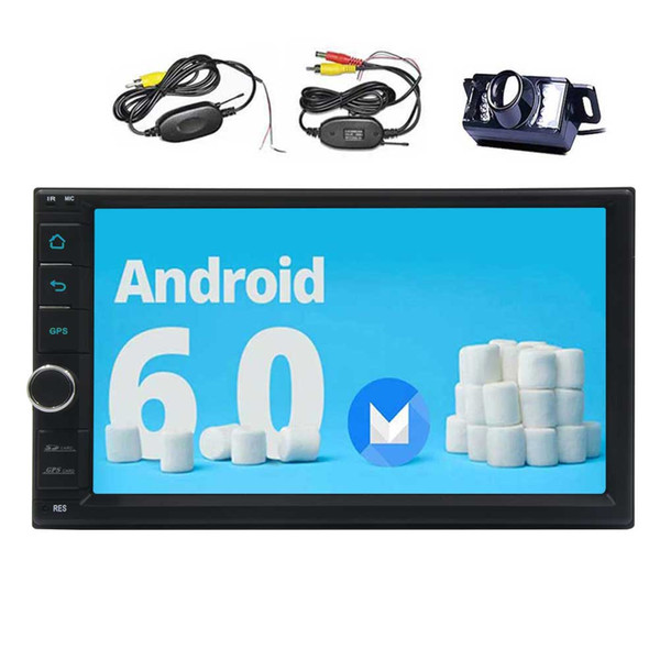 Android 6.0 7'' EinCar Car Stereo Quad Core Capacitive Touchscreen Headunit Double Din GPS Navigation Car Radio Multi System Bluetooth/1080P