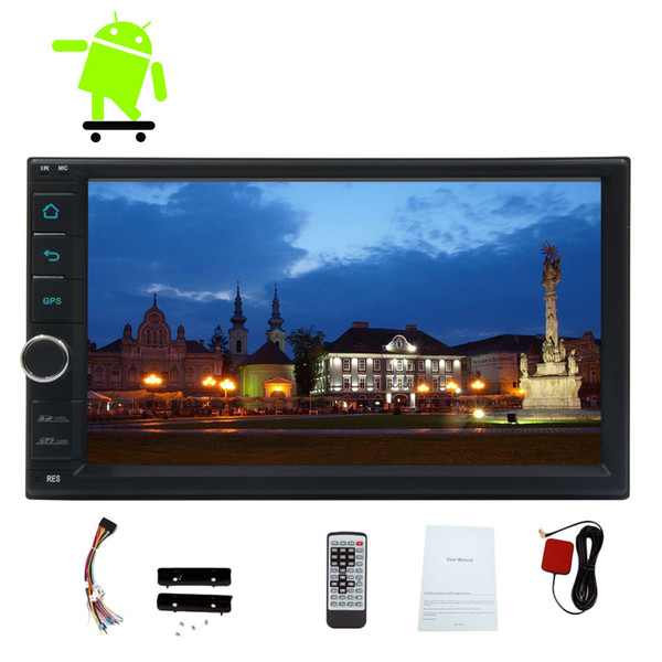 Universal Android 6.0 system Quad-core Car GPS Navi Car Stereo Radio In Dash Autoradio No-DVD Player Bluetooth FM RDS Receiver HeadUnit 7''