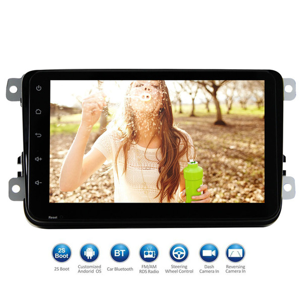 8'' Full Touch screen Car Stereo Android 6.0 system Double Din GPS In Dash Navigation Auto Radio Car Entertainment WiFi/1080P Video