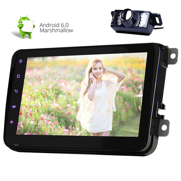 8'' Car Player Android 6.0 System Quad-core GPS Navigation Car Radio Stereo in Dash Capacitive toushcreen Headunit Wifi 4G/3G OBD CANBUS