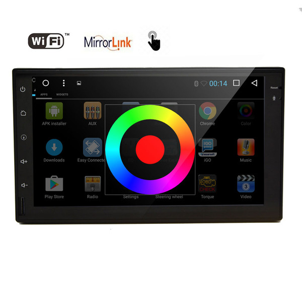 Eincar 7'' Android 6.0 Marshmallow Car Stereo 2 Din in Dash GPS Navigation Radio Bluetooth Head Unit Phone Mirroring Dual CAM-IN WIFI