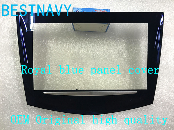 Free DHL/EMS Royal blue appearance CUE touch screen High quality for Cadillac ATS CTS SRX XTS CUE car DVD Cadillac touch display digitizer