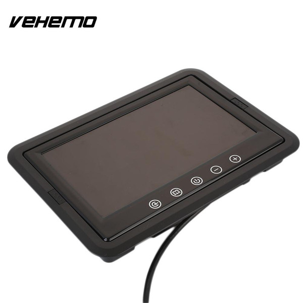 VEHEMO TFT LCD Screen PAL/NTSC Car Electronics Automobile Rearview Monitor Car Monitor Backup Assist DVD Reverse