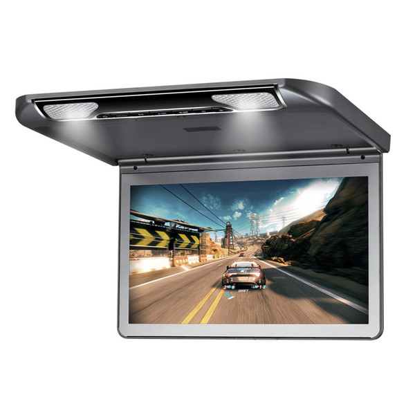 13.3'' 1920x1080 Resolution Car Roof Mount Monitor Flip down Over head Car Ceiling Wide LCD Monitor Display Auto TV Monitor HDMI