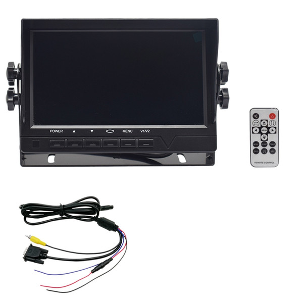 7 Inch TFT LCD Wired Car Monitor HD Display AV1 VGA Rearview Parking System Monitors