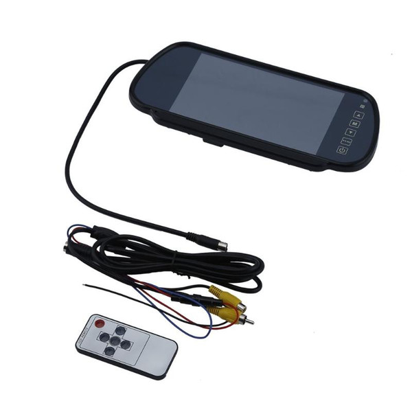 7 Inch TFT-LCD Digital Vehicle Display Panel For Car Two Ways Video Input Monitor PAL&NTSC System Adjustable Image