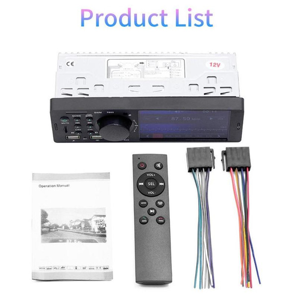 New Auto Mp5 Player 1Din 4.0 Inch TFT Auto Stereo MP5 Player FM Radio BT4.0 USB AUX Car Radio Multimedia