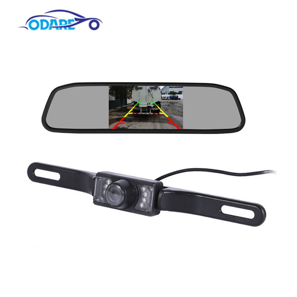 Vehicle 4.3 Inch Car Rear view Mirror Monitor HD Video TFT LCD Screen Car Image Digital Screen Rear view Camera Reversing